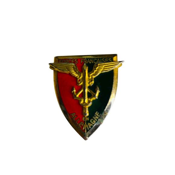French Forces in Germany Forces Françaises en Allemagne FFA Pin 1.75" - Picture 2 of 6